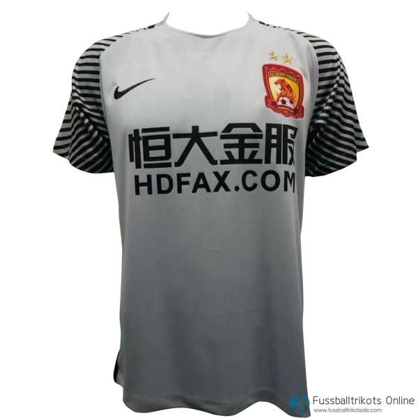 Evergrande Trikot Torwart 2017-18 Grau Fussballtrikots Günstig